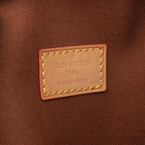 LOUIS VUITTON Brown Monogram Leather Pochette Hobo Bag - Picture 4 of 7